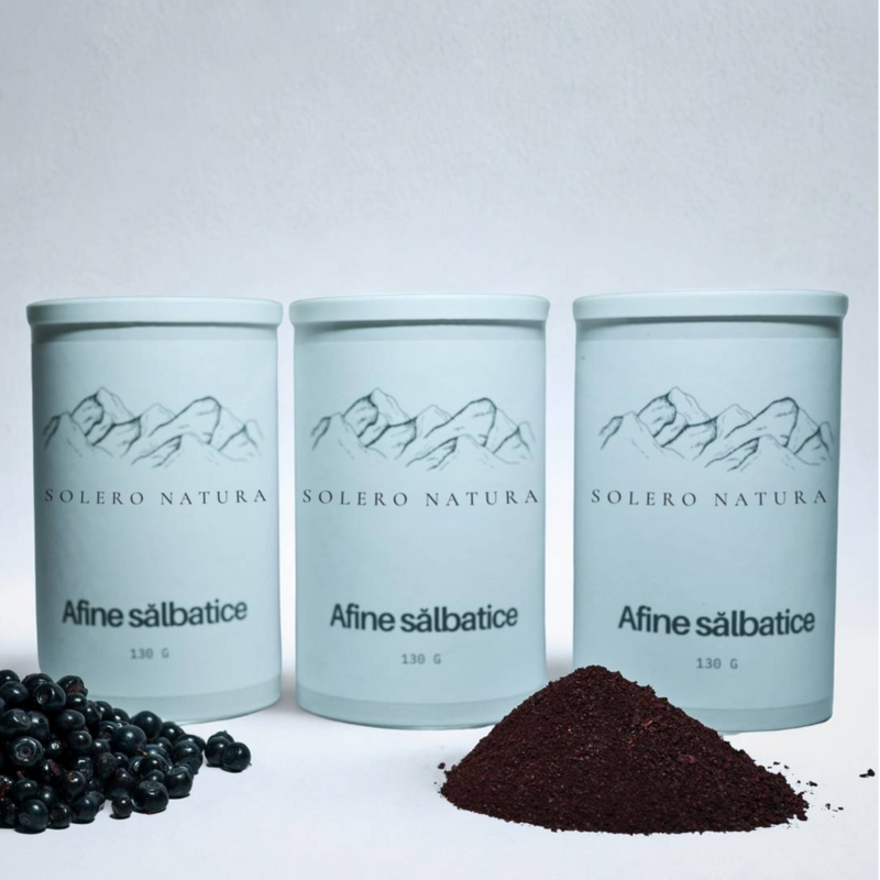 Doză Pudră De Afine Sălbatice